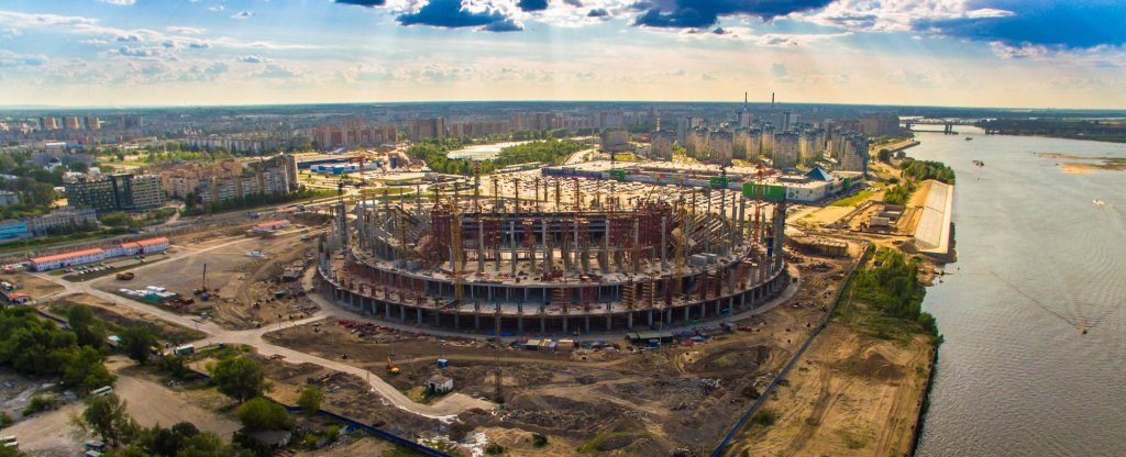 Ход строительства стадиона 