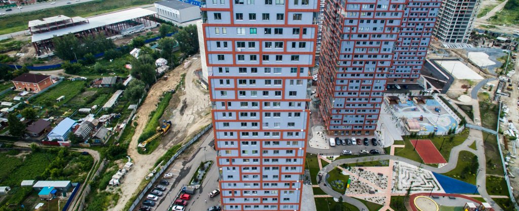 Ясный берег,  - Фото с квадрокоптера