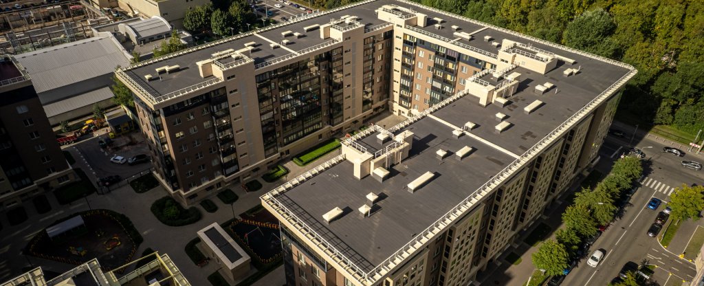 ЖК Резиденция на В.О. в СПб, Санкт-Петербург - Фото с квадрокоптера