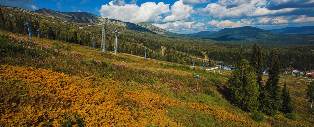 Красивый Шерегеш 2023, Шерегеш - Фото с квадрокоптера