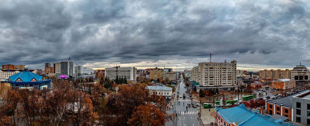Панорама ул. Ленина. Тюмень., Тюмень - Фото с квадрокоптера