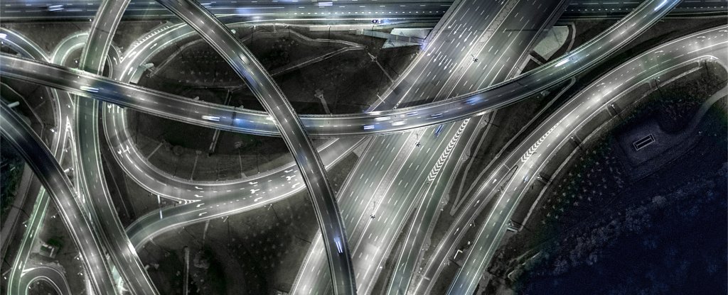 Развязка на МКАД, Москва - Фото с квадрокоптера