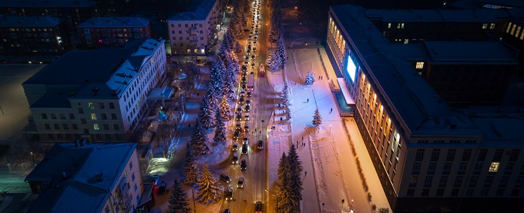 СибГИУ Новокузнецк, Новокузнецк - Фото с квадрокоптера