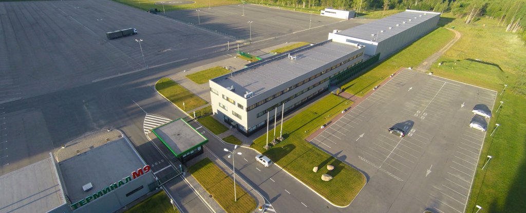 Таможенный терминал, Себеж - Фото с квадрокоптера
