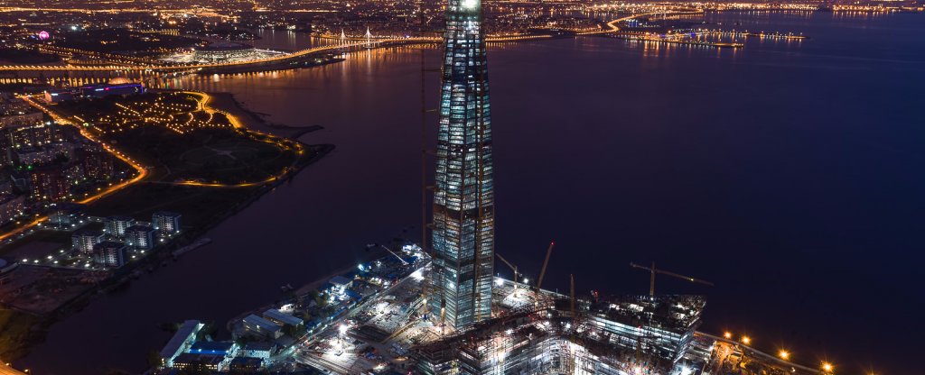 Лахта-Центр, Санкт-Петербург - Фото с квадрокоптера