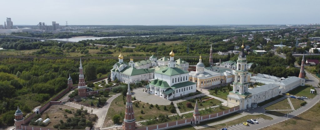 Монастырь в Коломне, Коломна - Фото с квадрокоптера