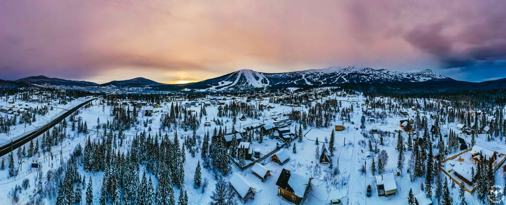 Красивый Шерегеш 2024, Шерегеш - Фото с квадрокоптера