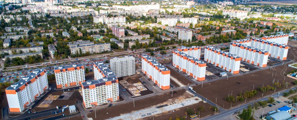 Жилой массив в Энгельсе,  - Фото с квадрокоптера