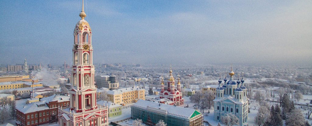 Timelaps-ролик Тамбова на Олимпиаде Сочи-2014, Тамбов - Фото с квадрокоптера