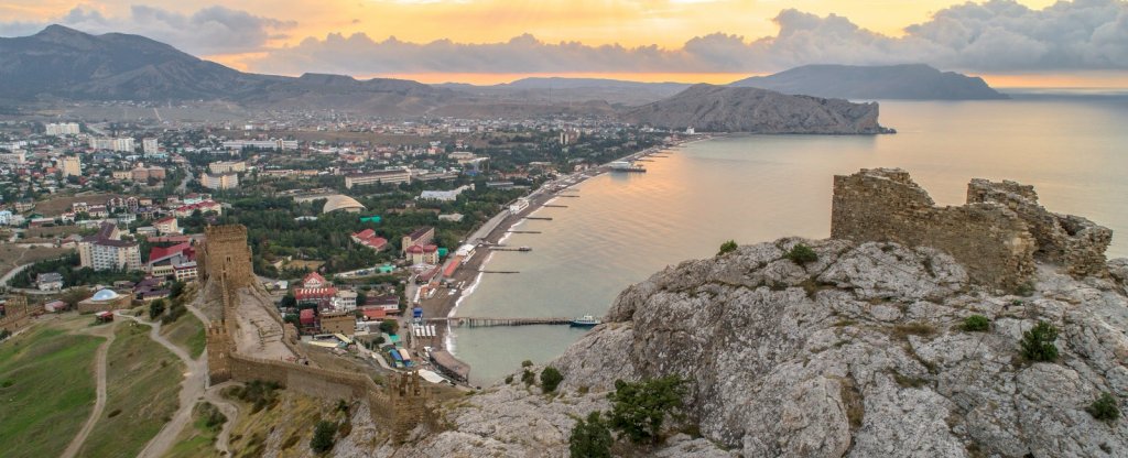 Генуэзская Крепость, Судак - Фото с квадрокоптера