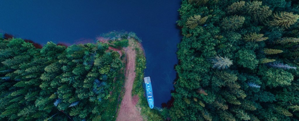 На берегу Камы...,  - Фото с квадрокоптера