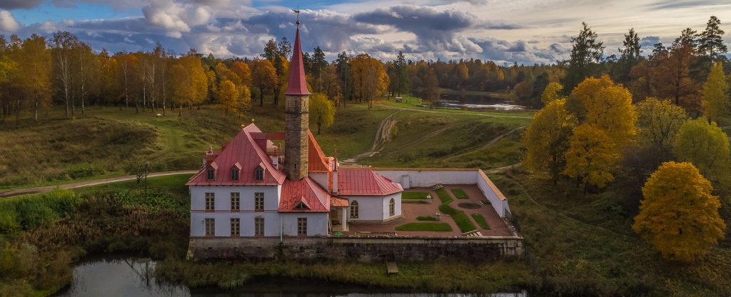 Приоратский дворец,  - Фото с квадрокоптера