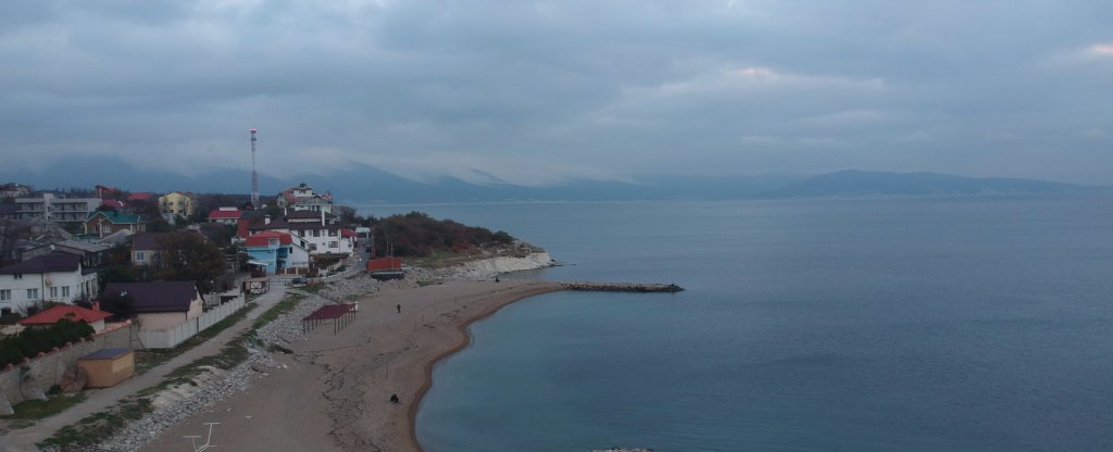 Мысхако Пляж, 2017-10-26, Новороссийск - Фото с квадрокоптера