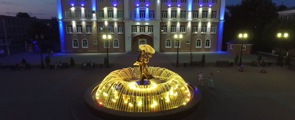 Фонтан, Клинцы - Фото с квадрокоптера