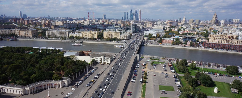 Парк Горького, Москва - Фото с квадрокоптера