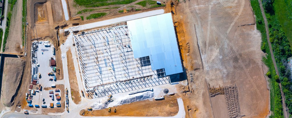 ПНК Групп - Картографирование логистического парка, Москва - Фото с квадрокоптера