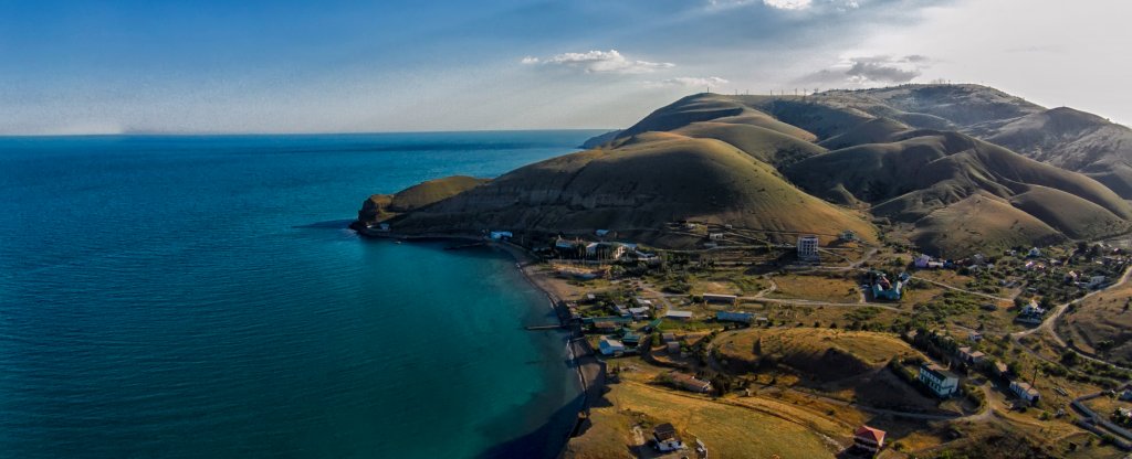 Мыс Меганом. Крым.,  - Фото с квадрокоптера