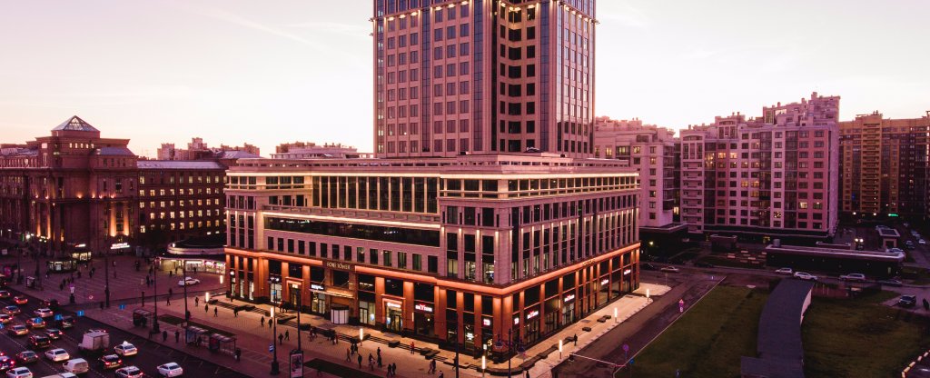 Великий и могучий Ford Tower В Санкт-Петербург., Санкт-Петербург - Фото с квадрокоптера