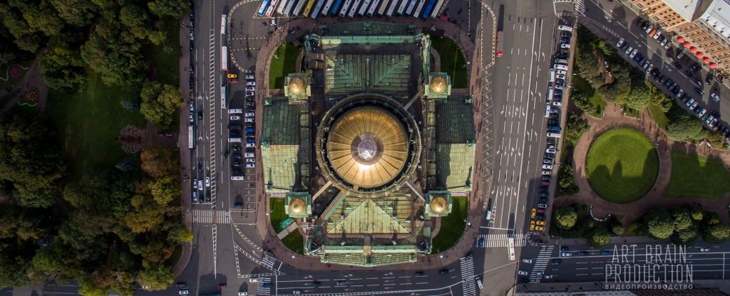 Аэросъёмка Исаакиевский собор., Санкт-Петербург - Фото с квадрокоптера