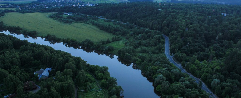 Дорога к Монастырю,  - Фото с квадрокоптера