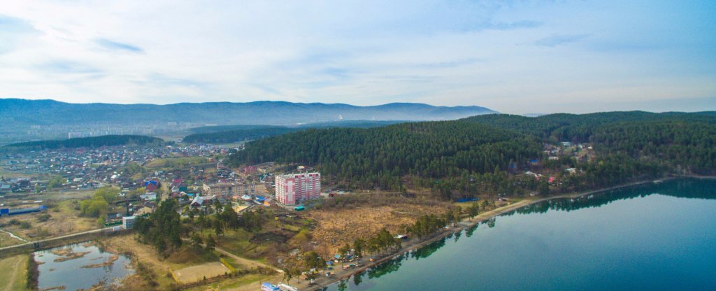 На озере Тургояк,  - Фото с квадрокоптера