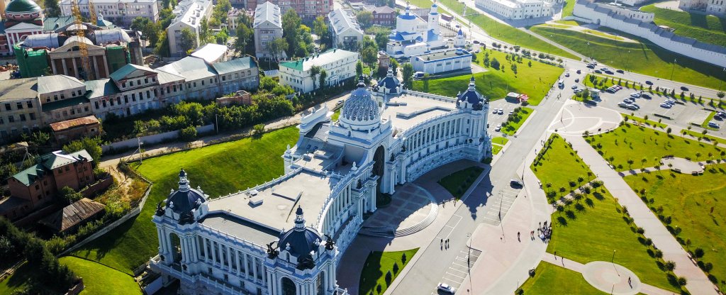 Дворец земледельцев, Казань - Фото с квадрокоптера