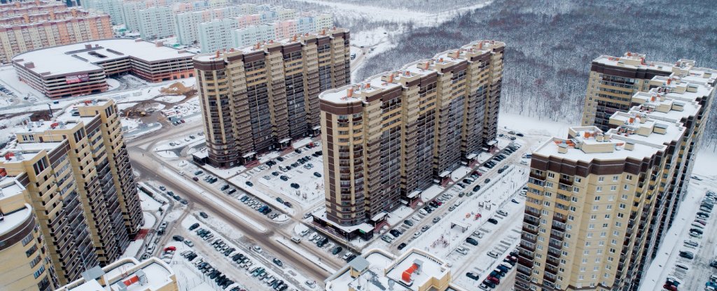 Съемка жилого комплекса,  - Фото с квадрокоптера