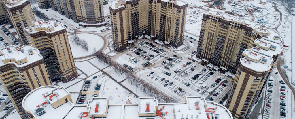 Съемка жилого комплекса,  - Фото с квадрокоптера