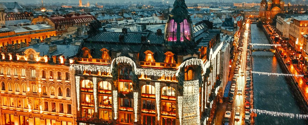 Дом Зингера, Санкт-Петербург - Фото с квадрокоптера