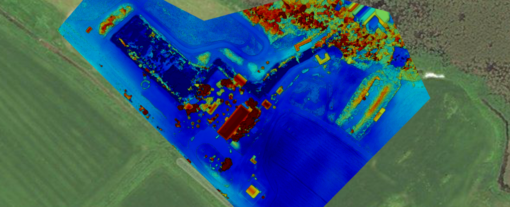 Карта высот на участке, Краснодар - Фото с квадрокоптера
