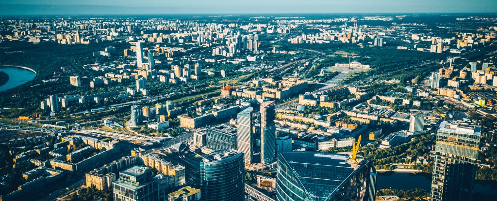 Лето, Москва - Фото с квадрокоптера