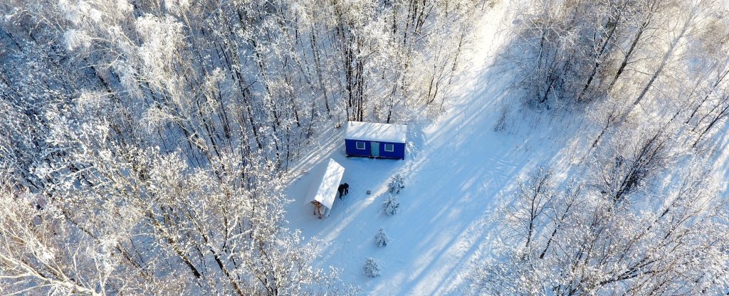 Зимняя красота,  - Фото с квадрокоптера