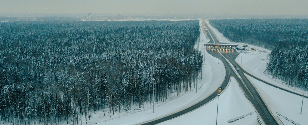 М-11,  - Фото с квадрокоптера