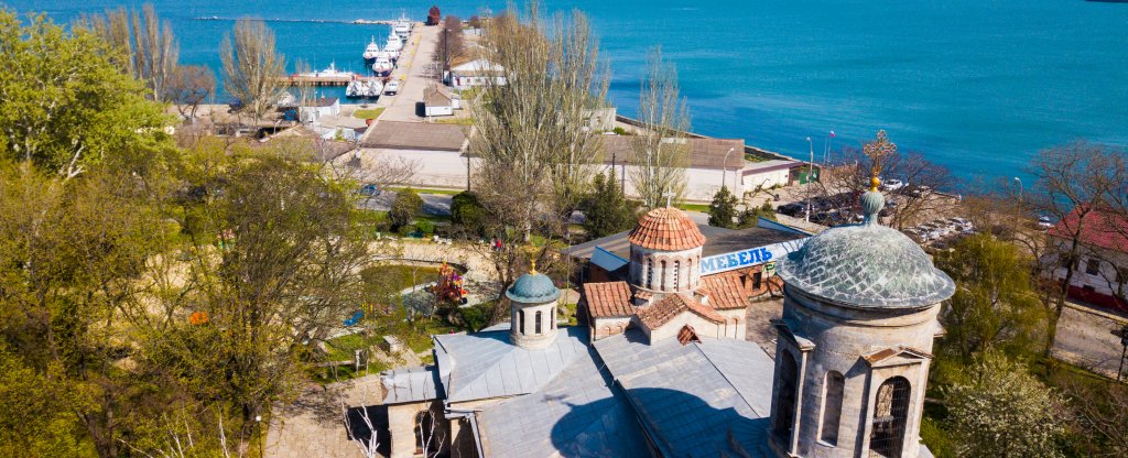 Це́рковь Иоа́нна Предтечи(Керчь),  - Фото с квадрокоптера