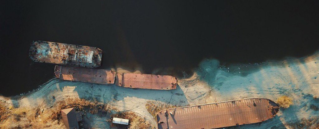 Набережная Барнаула, Барнаул - Фото с квадрокоптера