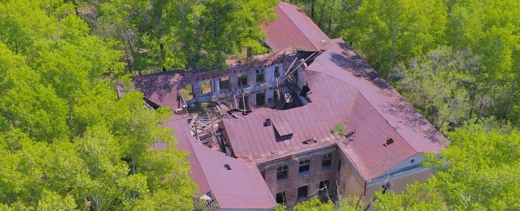 Усадьба купца Богданова, Хабаровск - Фото с квадрокоптера