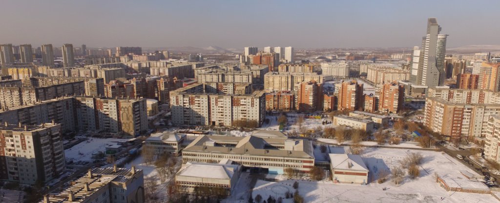 Красноярск с высоты, Красноярск - Фото с квадрокоптера