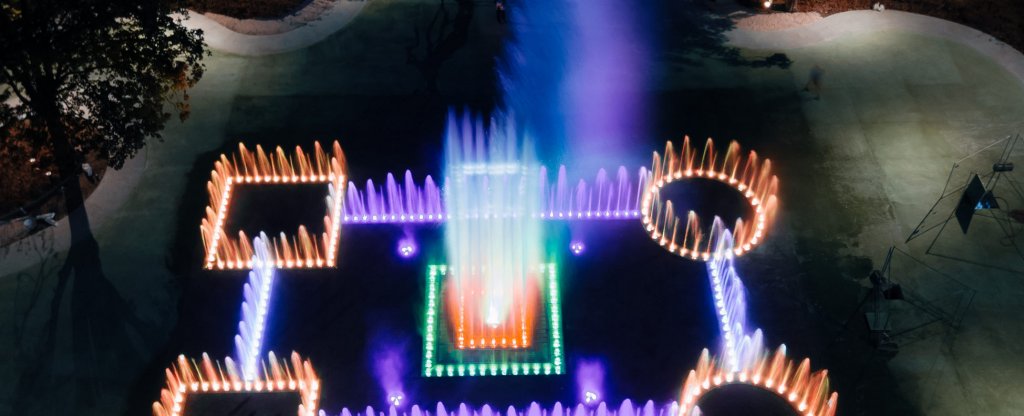 Музыкальный фонтан, Калининград - Фото с квадрокоптера