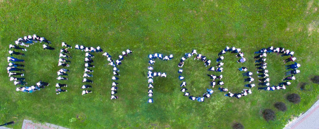 Флешмод - Реклама кафе, Тамбов - Фото с квадрокоптера