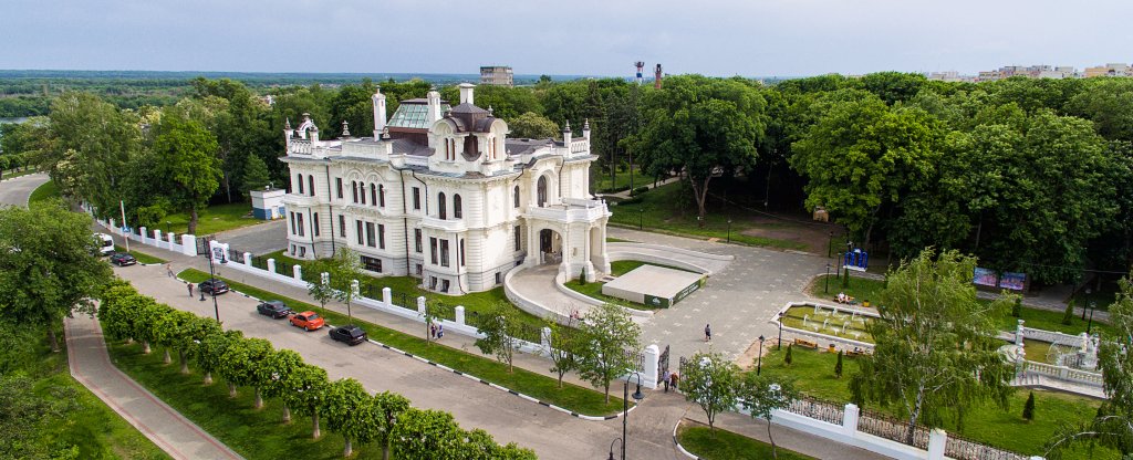 Достопримечательности. Усадьба Асеевых, Тамбов - Фото с квадрокоптера