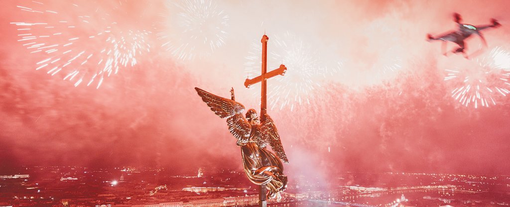 Небесный ажиотаж,  - Фото с квадрокоптера