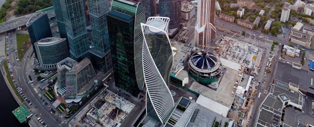 Москва-Сити, Москва - Фото с квадрокоптера