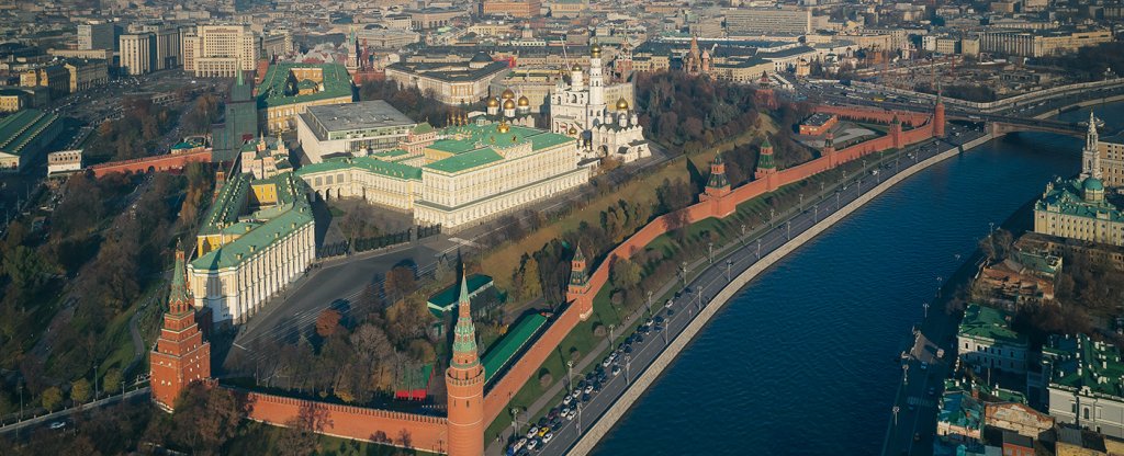 Фото Московского Кремля с воздуха,  - Фото с квадрокоптера