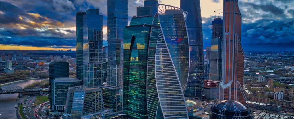 Москва сити, Москва - Фото с квадрокоптера