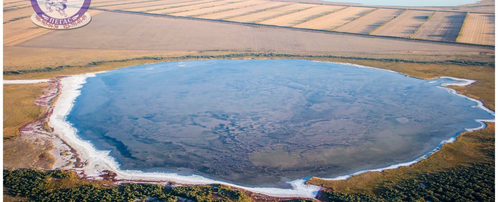 Степное озеро, Кулунда - Фото с квадрокоптера