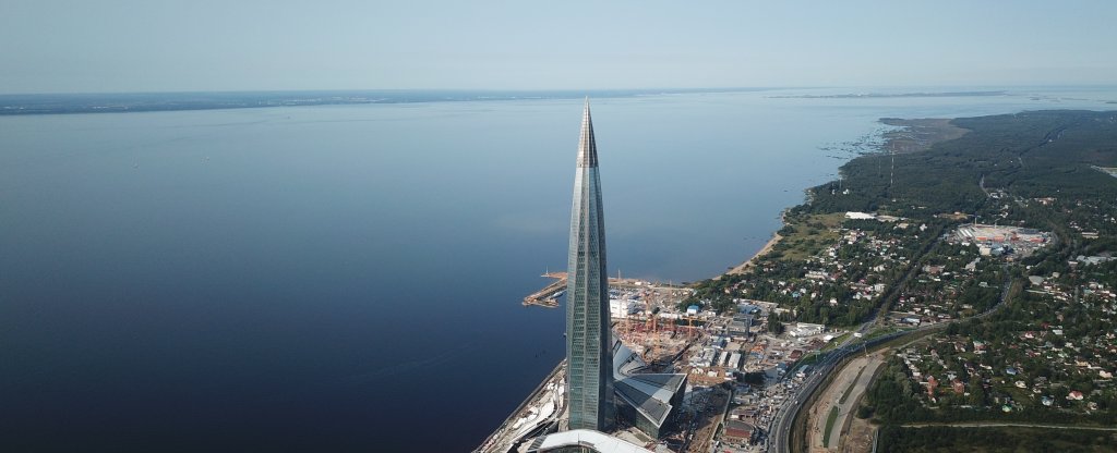 Лахта Цетр, Санкт-Петербург - Фото с квадрокоптера