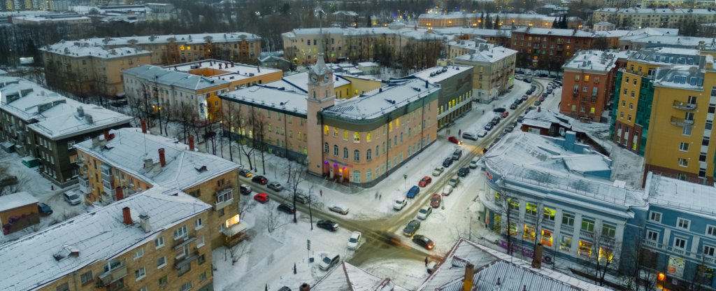 Вечерние снимки города, Петрозаводск - Фото с квадрокоптера