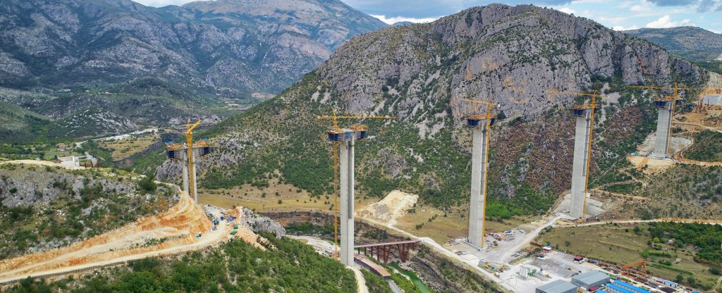 Мостик через речку,  - Фото с квадрокоптера