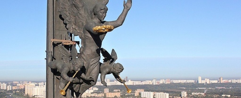 Поклонная гора и монумент победы, Москва - Фото с квадрокоптера