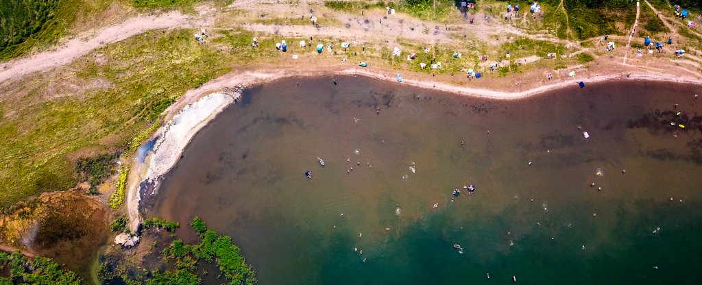 Озеро Аслы-Куль!,  - Фото с квадрокоптера